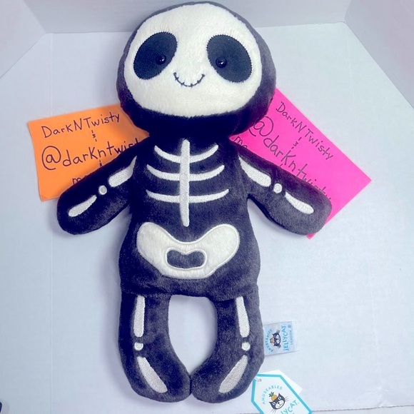 BNWT Jellycat I am Skeleton Bob 1 OWNER NEVER SECONDHAND  NO THRIFT ODORS!!! - Picture 4 of 11